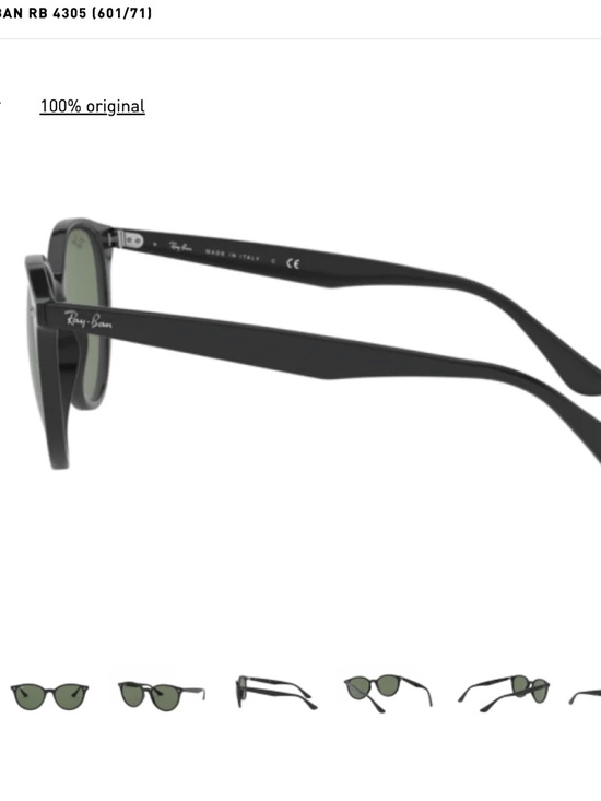 Ray-Ban sunglasses (RB4305) Black frame/green lenses